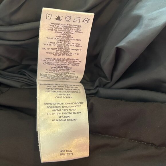 Lole Emmy Black Quilted Down Jacket with Hood - Size S - Picture 6 of 6